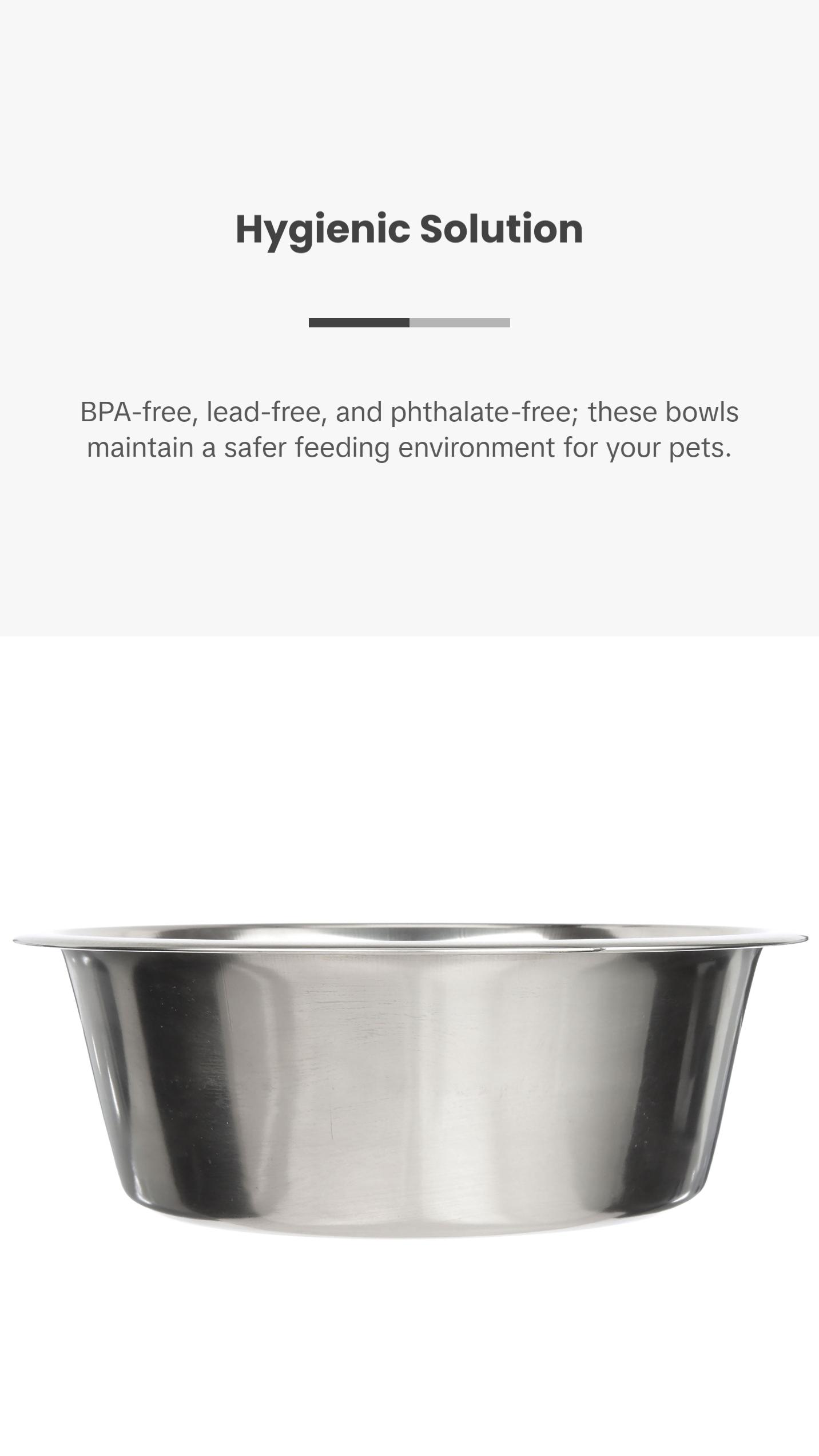 NEATER PETS Extra Large Stainless Steel Pet Bowls for Dogs or Cats