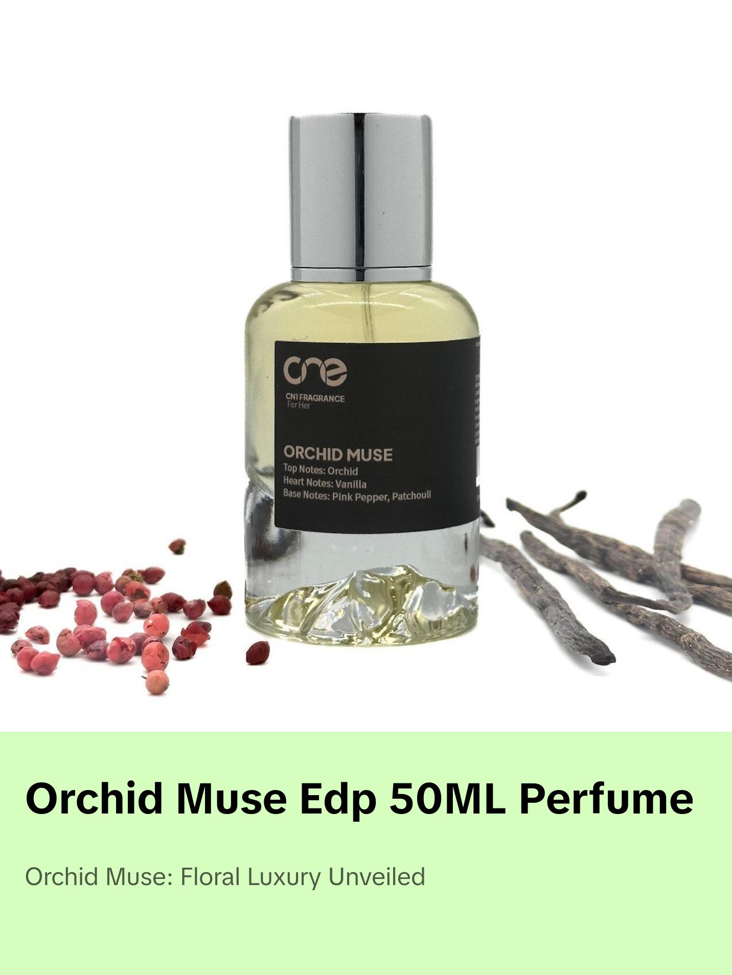 Orchid Muse, by CN1 Fragrance | Women Perfume, (50ml 1.7fl oz) Eau de Parfum (EDP)