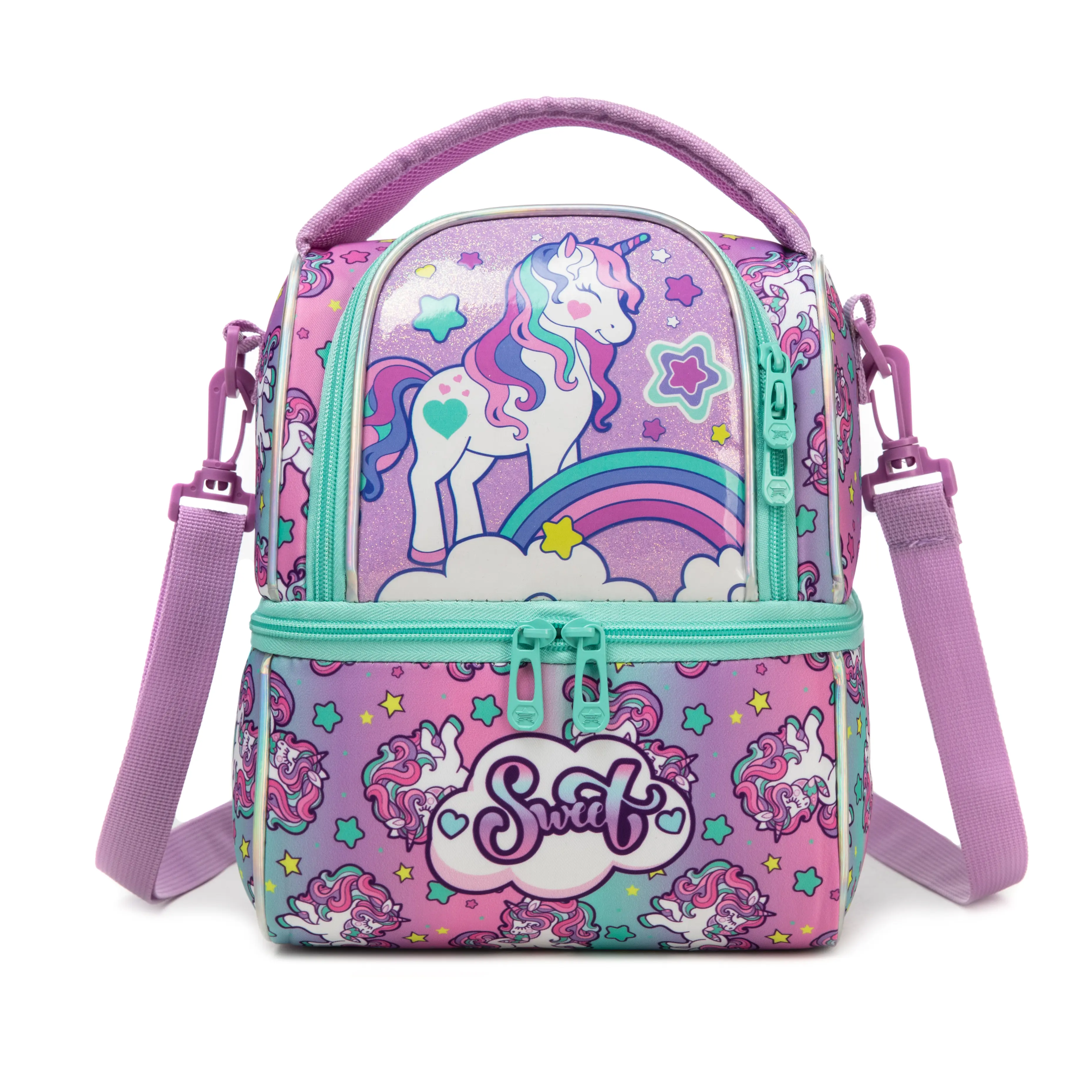 Insulated Lunch Bag for Women kid,Large Capacity Reusable Lunch Bag for Unisex ,Water Resistant Portable Cooler Tote Bag for Work Picnic toddler gift Cute Bento Bag
