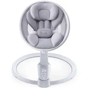 HARPPA Electric Baby Swing, 5 Swing Speeds, Elevated Eye-Level Seat, Touch & Remote Control, Music Connectivity, Ergonomic Design & Lightweight Frame