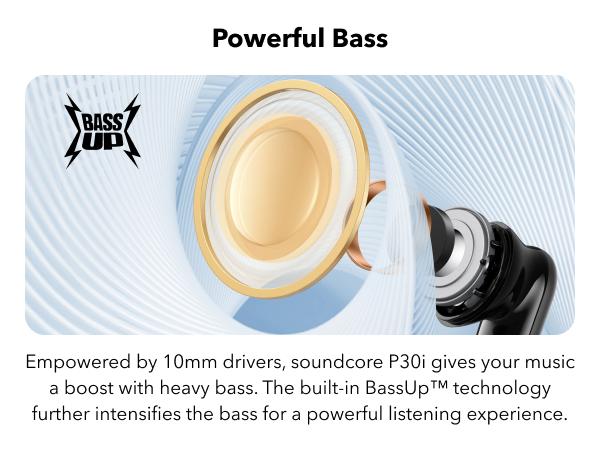 [Refurbished]soundcore P30i by Anker Noise Cancelling Earbuds, Strong and Smart Noise Cancelling, Powerful Bass, 45H Playtime, 2-in-1 Case and Phone Stand, IP54, Wireless Earbuds, Bluetooth 5.4 #tiktokshopsummersale, True Wireless Earbuds, Deep Bass Earbu
