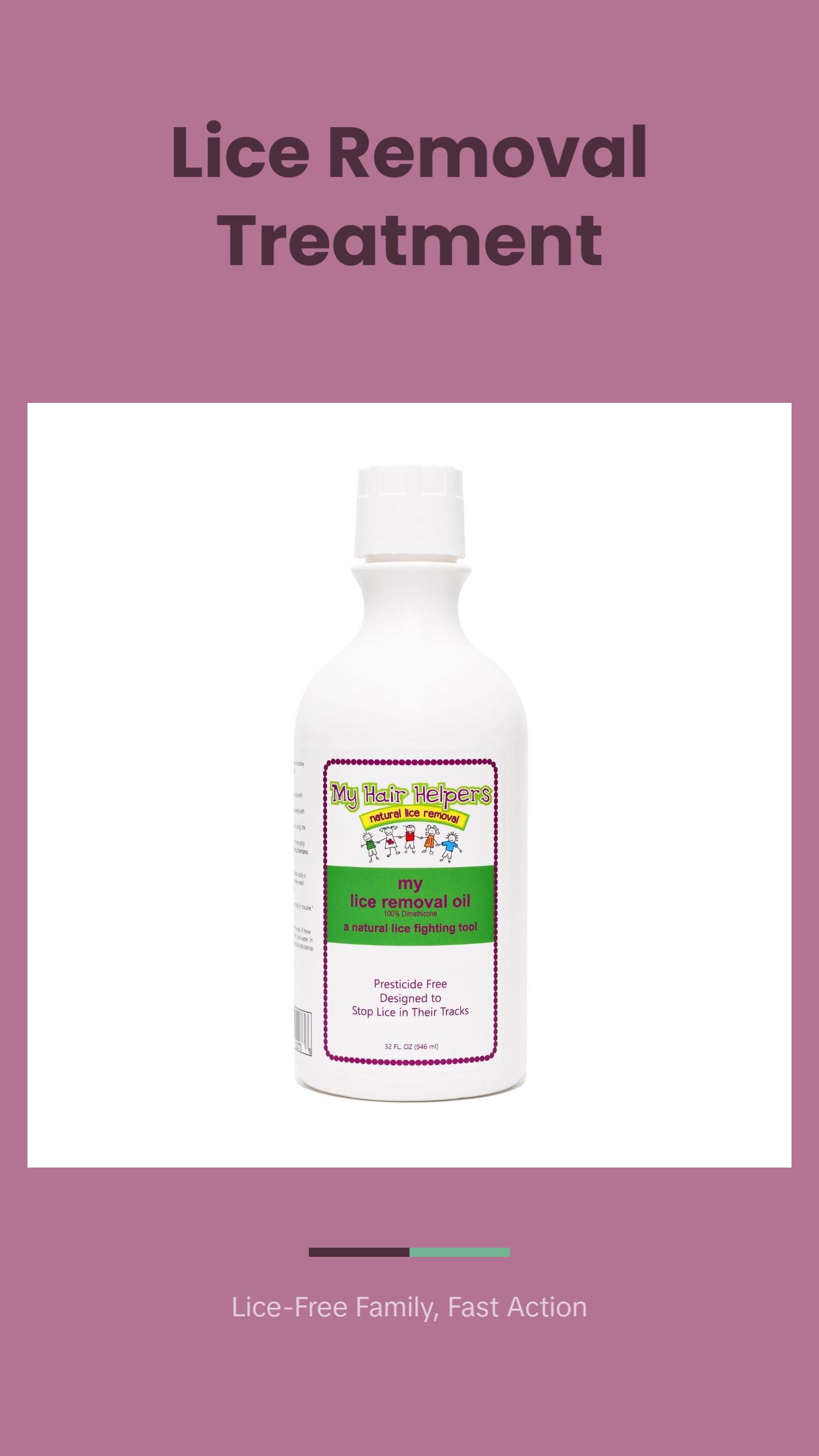 My Dimethicone Lice Oil | 32oz | For 3-5 Children