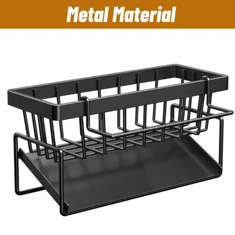 Kitchen Sink Corner Sponge Drain Rack Sink Caddy ultitunctional Durable Cleaning Tool Organizer Storage RackDish Soap Dishdoth Brushes Holder for Kitchen & Bathroom Kitchen Sink Corner Sponge Drain Rack Sink Caddy ultitunctional Durable Cleaning Tool Organizer Storage RackDish Soap Dishdoth Brushes Holder for Kitchen & Bathroom
