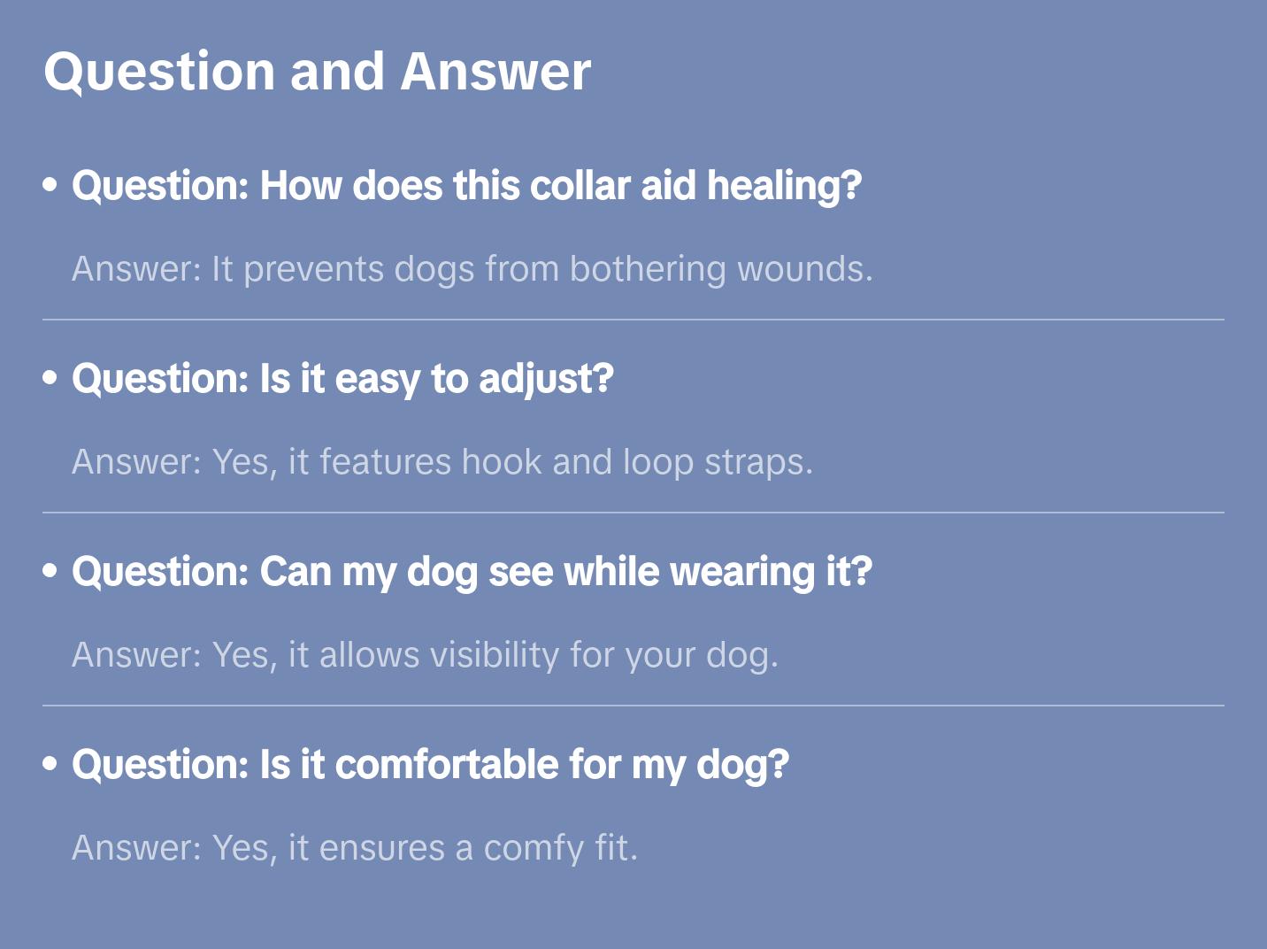 Kong® EZ Clear™ Dog Collar