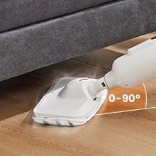 Sweet Furniture F Steam Mop for Floor Cleaning,Lightweight Floor Steamer Cleaner for Hardwood/Tile/Laminate Floors Carpet, 2 Washable Pad