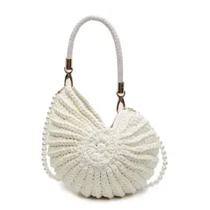 Mermaid Way Mermaid’s Treasure Pearl Shell Knitted Bag