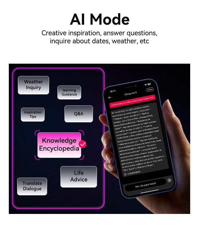 MINISO-MS109 AI Translation Earphones, Bluetooth 6.0, High-Fidelity Waterproof Wireless Earphones | Suitable for work, exercise, study, and voice calls | Built-in microphone | Earphones