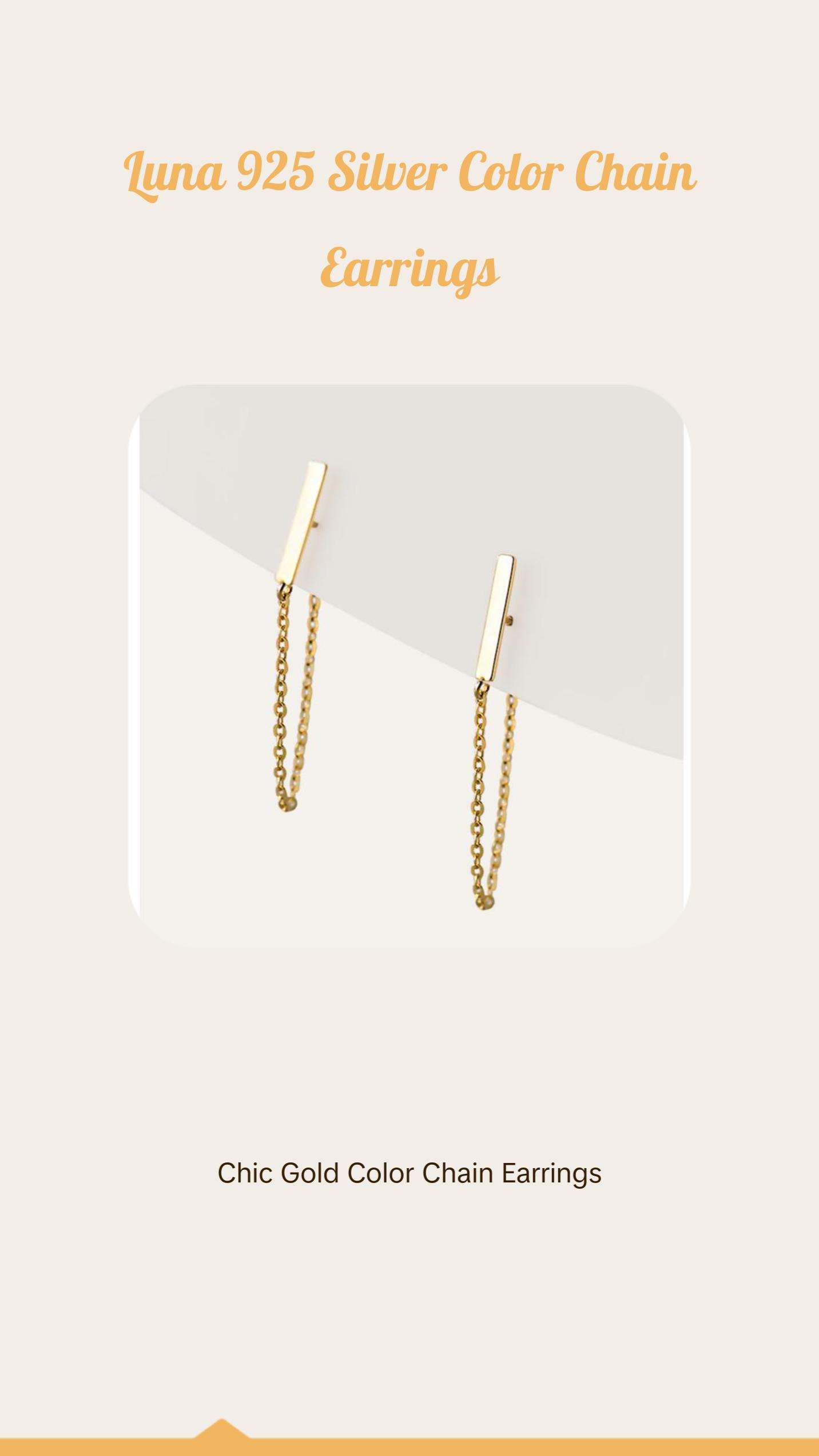 LUNA CHAIN EARRINGS