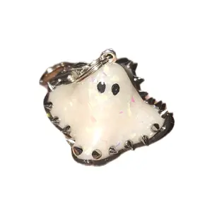 Cute Goth/Emo Ghost Phone Charm / Keychain/ Bag Clip / Handmade