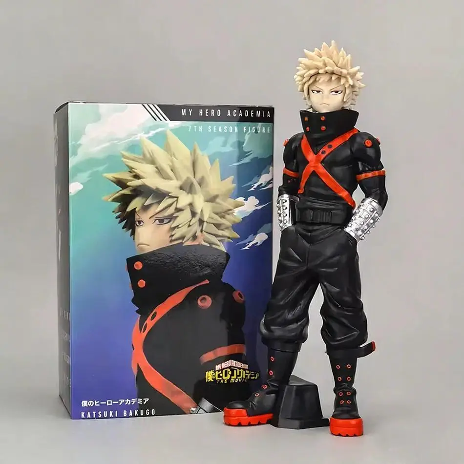 Anime figure, Bakugo Katsuki in battle pose, collectible model figure, desktop toy, ornament, souvenir no box