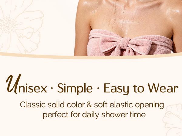 Yanibest Shower Cap for Women Reusable Waterproof,Satin Lined Bath Cap with Soft Elastic Band,Large Washable Hair Caps for Shower