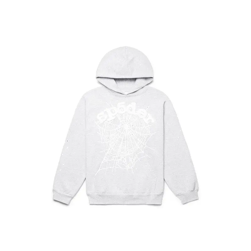 Sp5der Unisex OG Web Hoodie Heather Grey, from StockX
