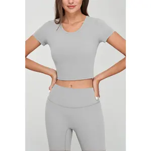 Cloudline Seamless Crop Tee