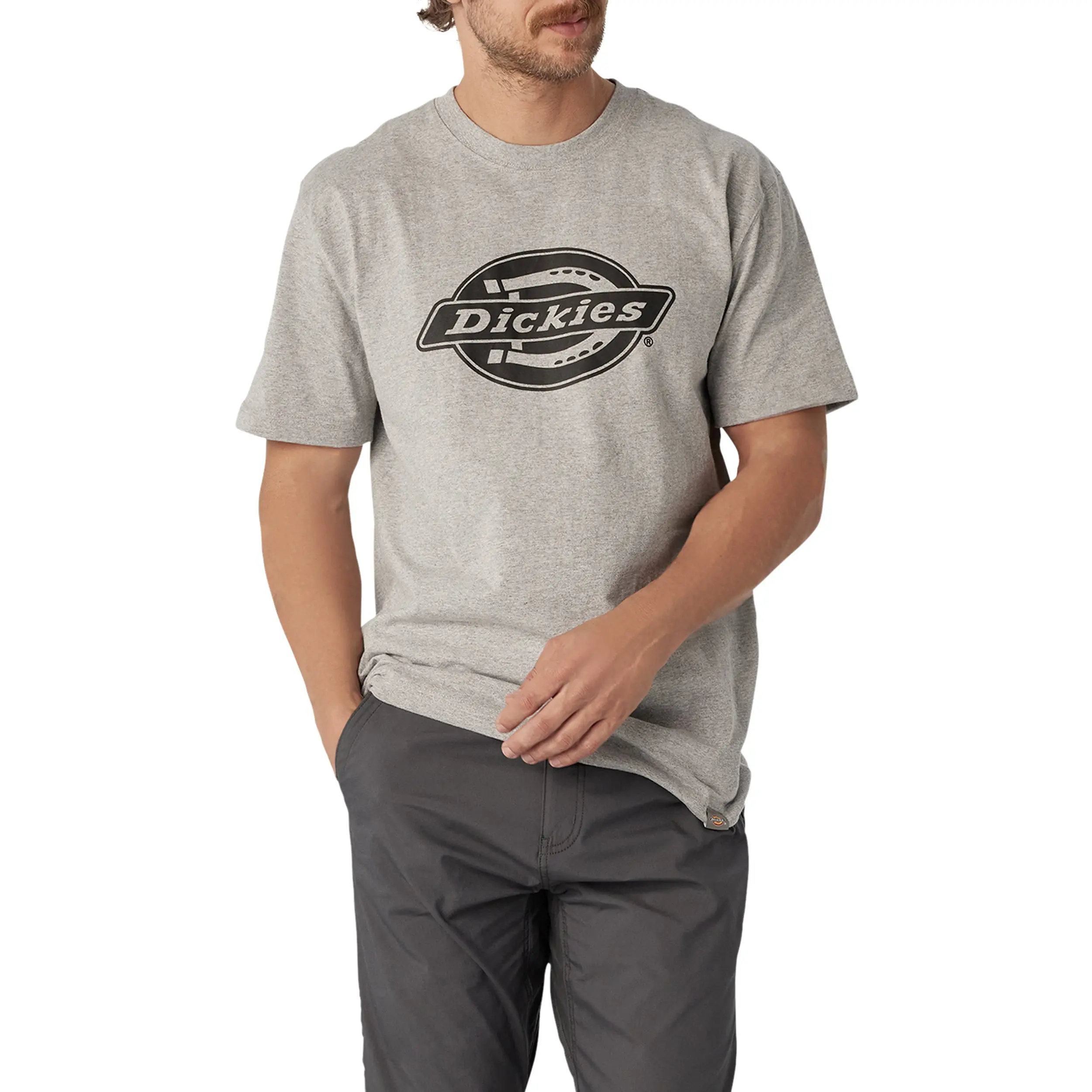 Dickies Short Sleeve Heavyweight Logo T-Shirt,Heavyweight comfort,Built to last,Classic style Cotton Jersey