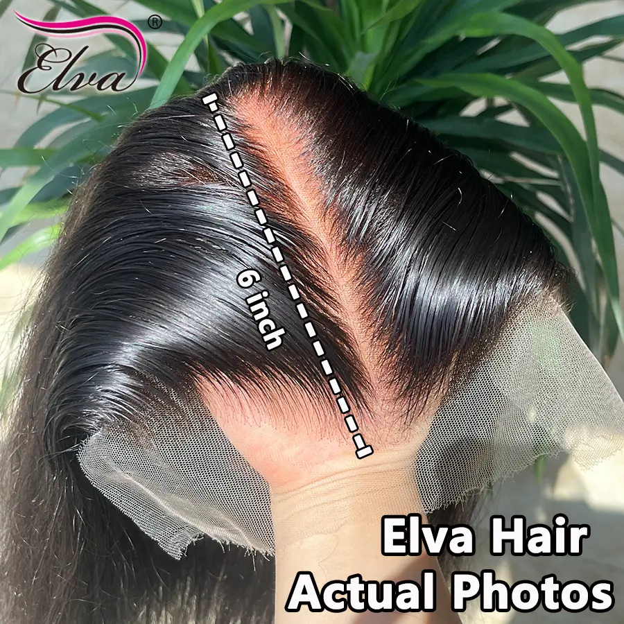 Bleached Knots Top Invisible HD Lace Frontal Human Hair Full Lace 13x6 Frontal Lace Closure Pre plucked Hairline