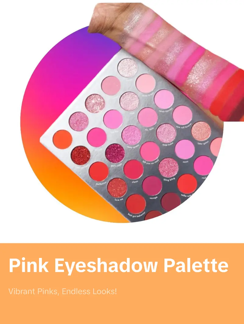 Pink Eyeshadow Looks | Charlotte Tilbury Pink Eyeshadow Palette with Vibrant Shades display picture 1