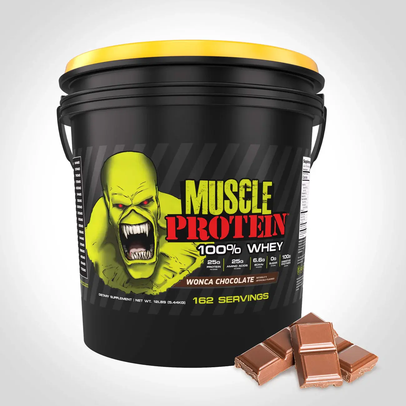 Goliath Labs Muscle Protein (All Sizes) - 100% Whey Protein Powder for Muscle Growth, Recovery, Gym, Fitness, 25g Protein, Colossal Series