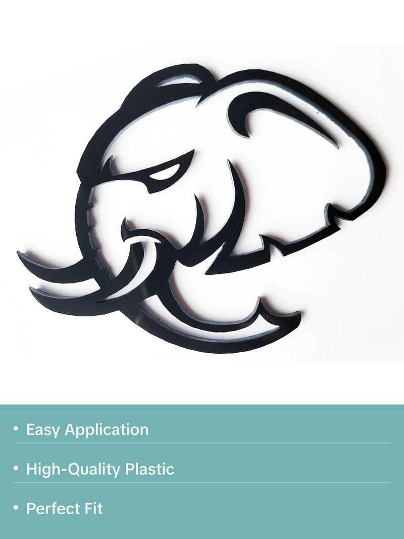 2x Elephant Hellephant SRT Badge Emblem Logo for Dodge Challenger Charger TRX