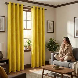 Cozy Curtain 2 Panels 52X84Inch Blackout Curtains With Unique Rubber Foil Print For Easy Installation & Versatile Home Textile Decor Ft24791