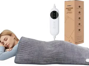 Large Heating Pad,20"x40" Extra Large Heating Pad for Back Pain Relief Electric Heating for Period Cramps Neck Shoulder Knee Pain Relief Moist/Dry Heat Auto Shut Off 10 Heat Setting Machine Washable