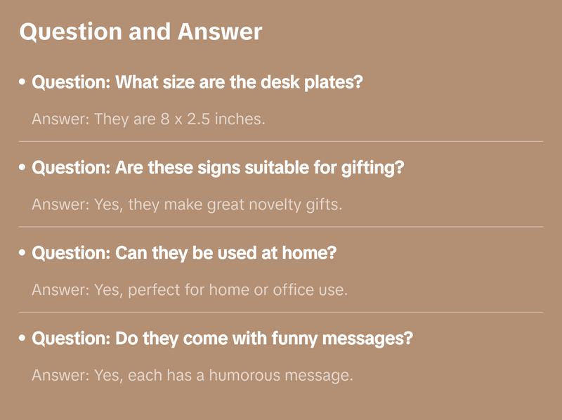 LEMONSODA World’s Best Funny Desk Plates (Humorous Signs for Office Mother’s & Father’s Day) - Novelty Gifts Dad