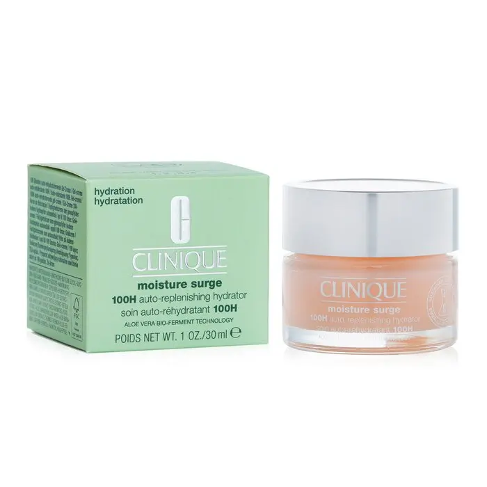 Clinique Moisture Surge 100H Auto-Replenishing Hydrator Moisturizer - Hyaluronic Acid-Infused, Hydrate Skin - 30ml/1oz