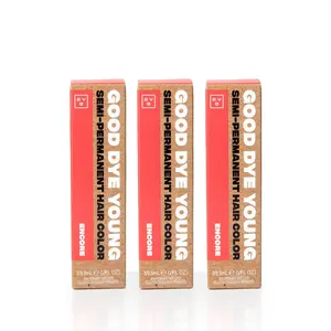 Good Dye Young Encore Trio Semi-Permanent Hair Dye 3 x 2 FL OZ Bright Coral with Orange & Pink Undertones Cruelty-Free & Leaping Bunny Certified