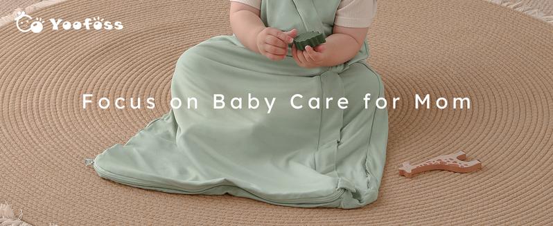 Yoofoss Rayon Made from Bamboo Baby Sleep Sack 6-12 Months TOG 1.0 Baby Wearable Blanket, Super Soft Infant Toddler Sleeping Sack 2-Way Zipper