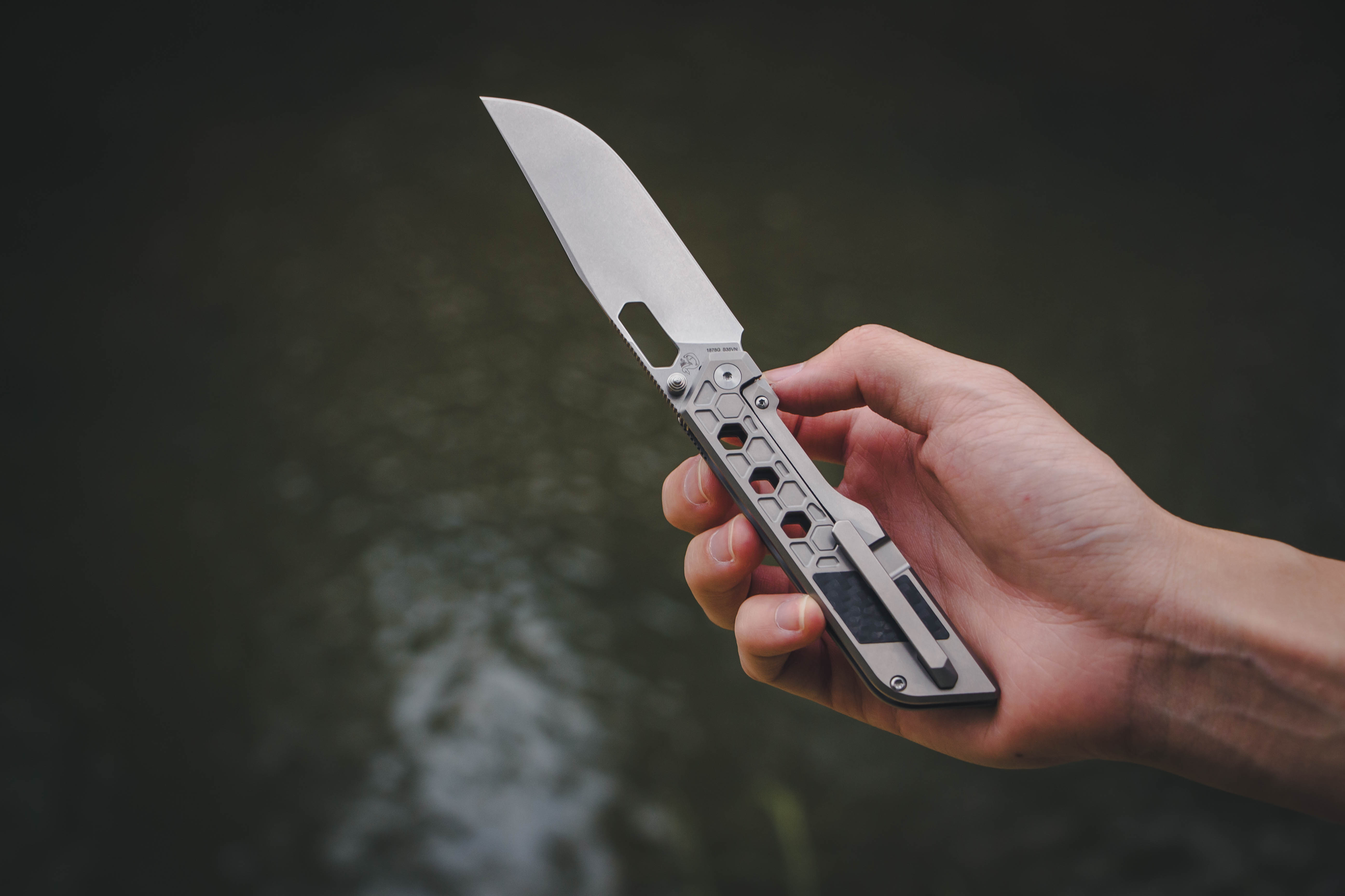 ArtisanCutlery Beest ATZ-1878G S35VN Blade Titanium Handle Folding Knives Perfect for Christmas gift Survival Gear Emergency Tool