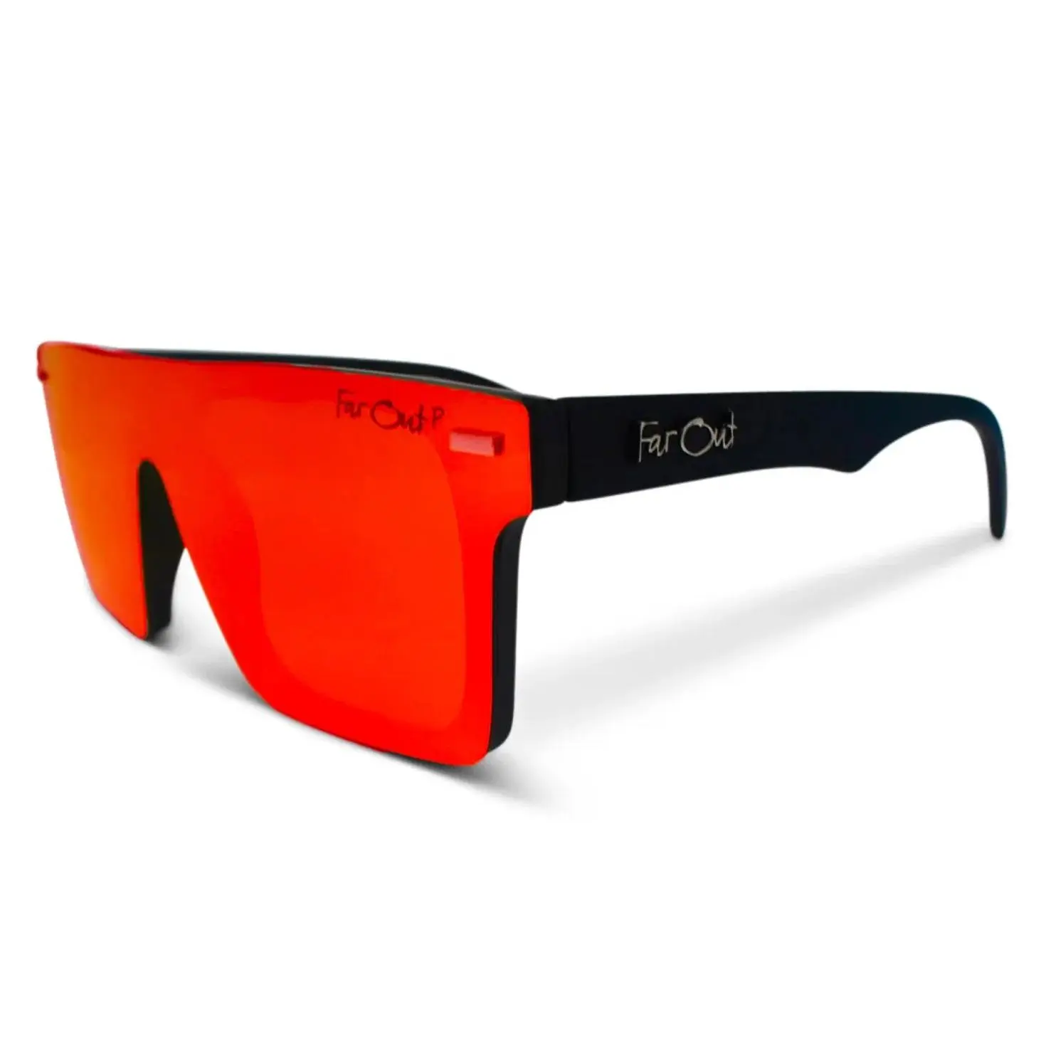Black Polarized Stunners Red Lens