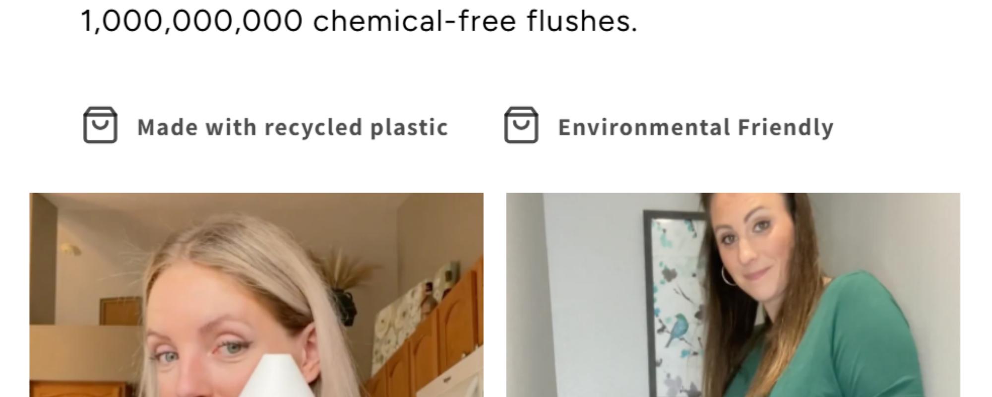 Krazy Klean Automatic Toilet Bowl Cleaner - The Krazy Klean Pro - Chemical-Free Hydro-Mineral Magnet Technology - Prevents Stains for 10 Years - Easy Home Care Solution - Household