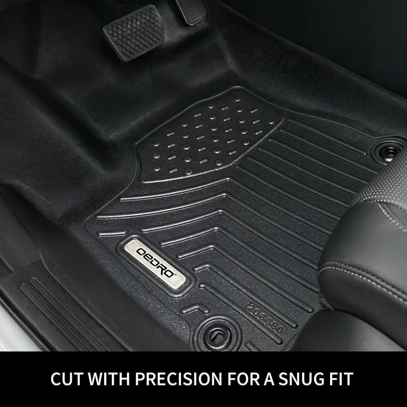 YITAMOTOR Floor Mats & Cargo Liner Fit for 2023-2025 Honda CR-V (Include Hybrid), Honda CRV Accessories TPE All-Weather Custom Fit Trunk Mats Backrest Mats Floor Mats (Upper Position), Black