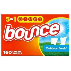 Bounce Outdoor Fresh Dryer Sheets 2 Pack bundle (320 Count) | The Ultimate Anti-Static & Freshness Hack