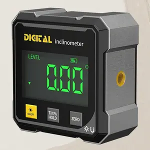 Magnetic Digital Angle Finder with Dual Lasers; essential for woodworking, electrical installation, and plumbing; high-precision laser alignment for hands-free efficiency.