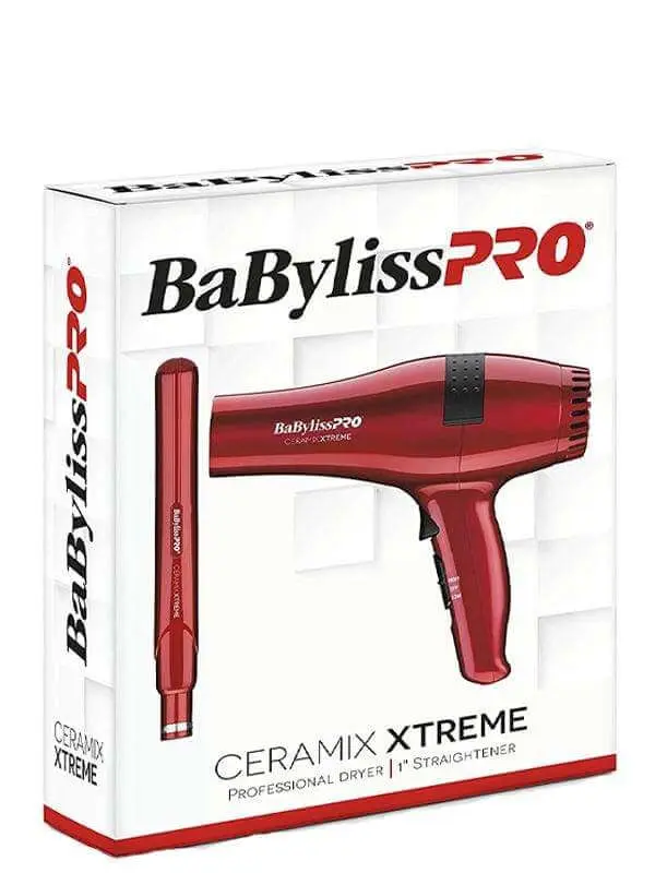 BaBylissPRO Ceramix Xtreme Dryer + 1" Straightener Set #CEPP1N-24
