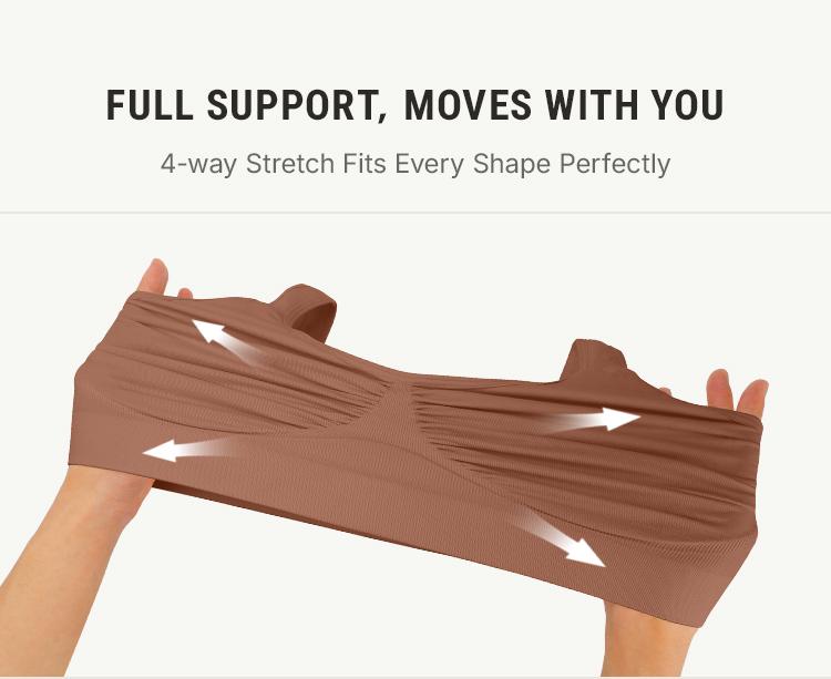 FeelinGirl Wireless Bra Women's Seamless Full Coverage Bra Cozy Wide Shoulder Strap Wireless T-Shirt Bra Comfortable Fit Everyday Springtok FeelinGirl Wireless Bra Women's Seamless Full Coverage Bra Cozy Wide Shoulder Strap Wireless T-Shirt Bra Comfortable Fit Everyday Springtok