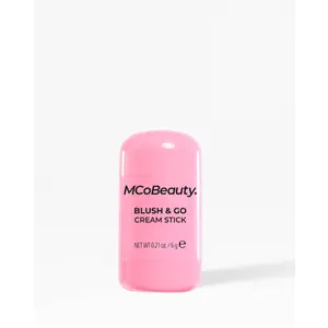 MCoBeauty Blush & Go Cream Stick, Blush Stick, Blendable, Dewy Blush, Buildable Pigment