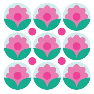 Sizzix Mini Layered Stencils 4PK - Print & Pattern Daisy by Catherine Pooler