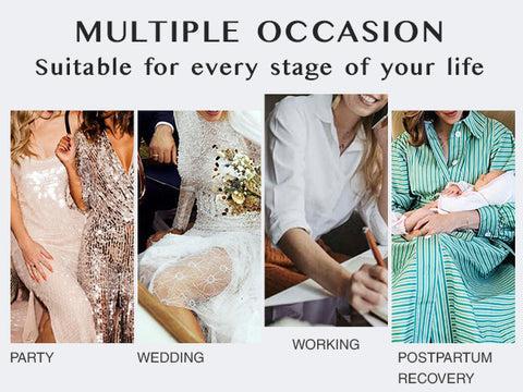 FeelinGirl Shapewear for Women Tummy Control Fajas Colombianas Body Shaper Zipper Open Bust Bodysuit