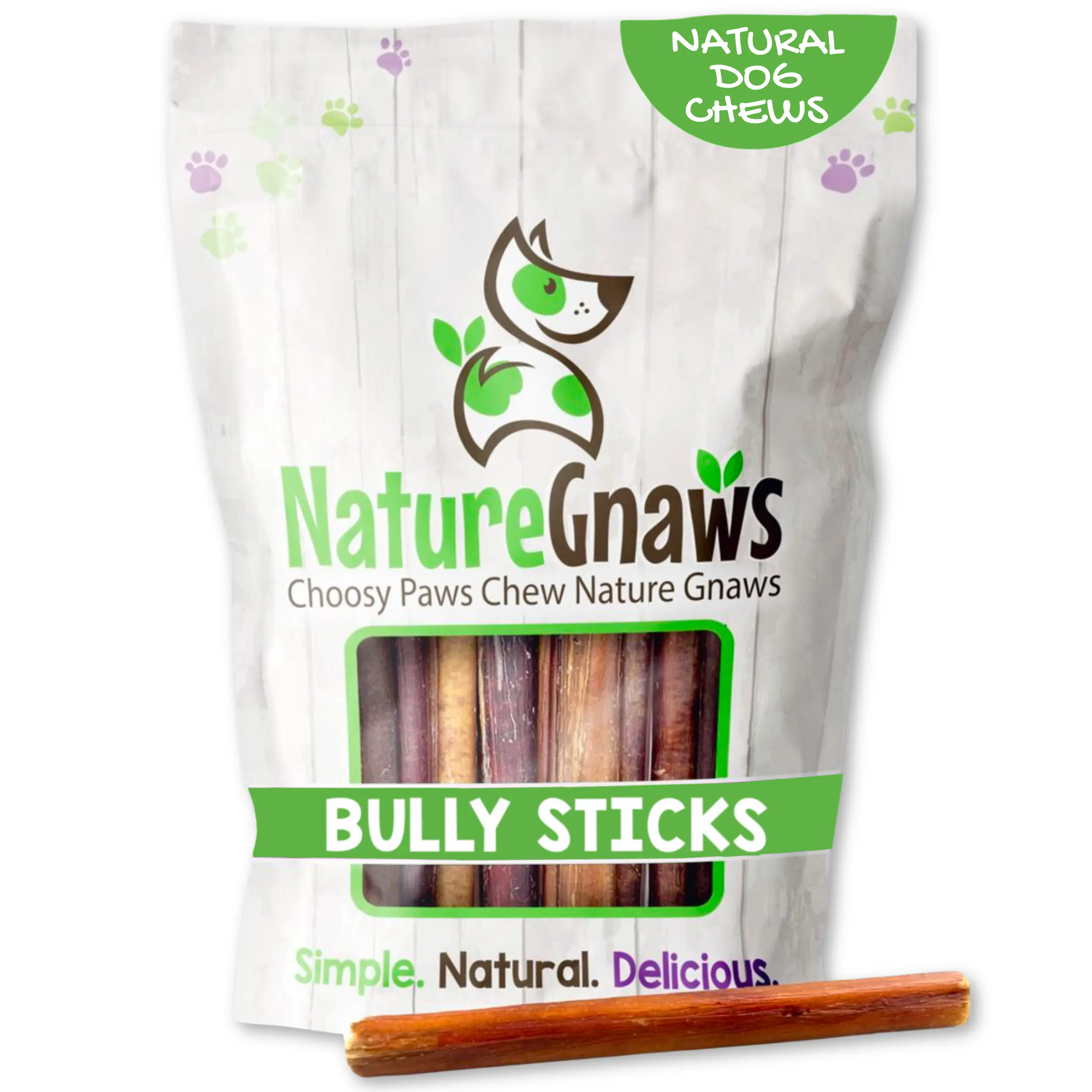 Small Bully Sticks 6" Long-Lasting Dental Dog Chews