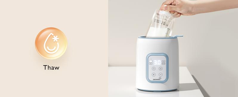 GROWNSY Baby Bottle Warmer, Mom's Best Choice,  Fast Baby Milk Warmer with Timer for Breastmilk or Formula, Accurate Temperature Control, Multifunctional Baby Bottle Warmers for All