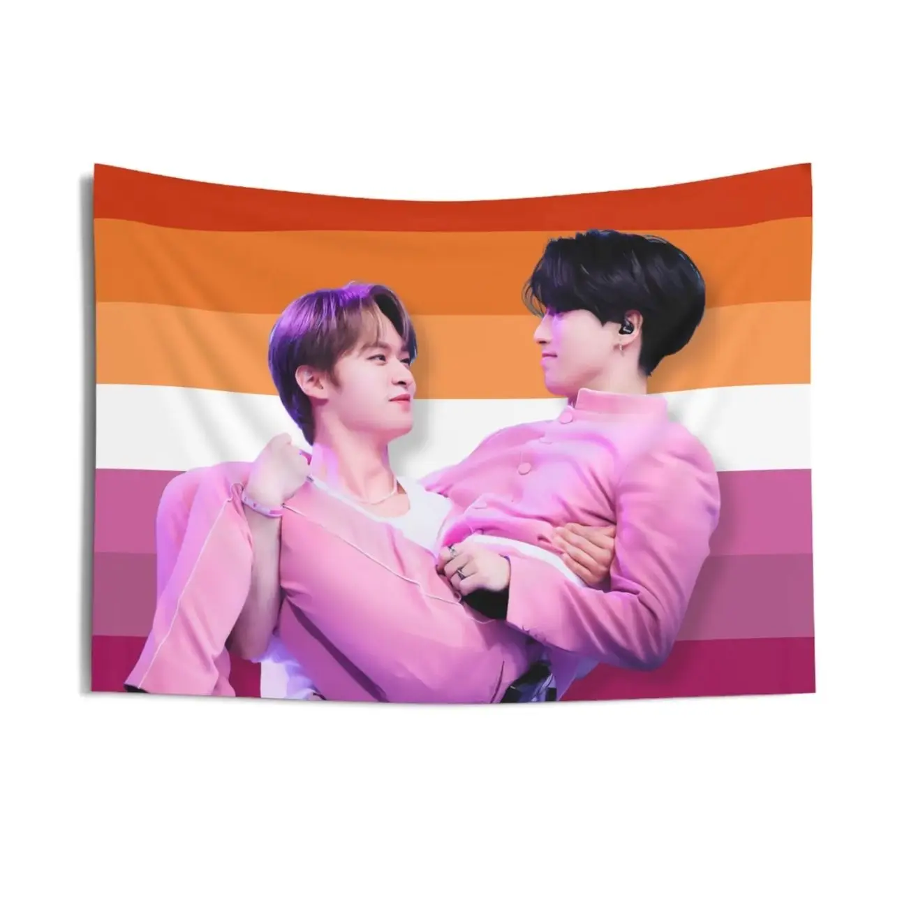 Skz Han Lee Know Minsung Lesbian Flag