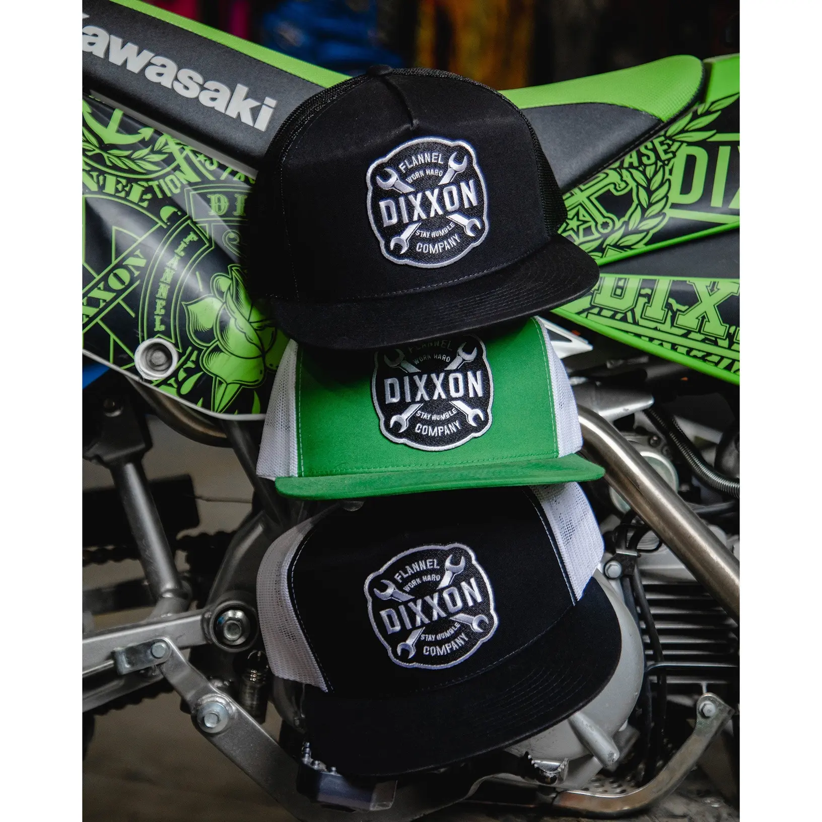 Wrench Flat Bill Trucker Snapback