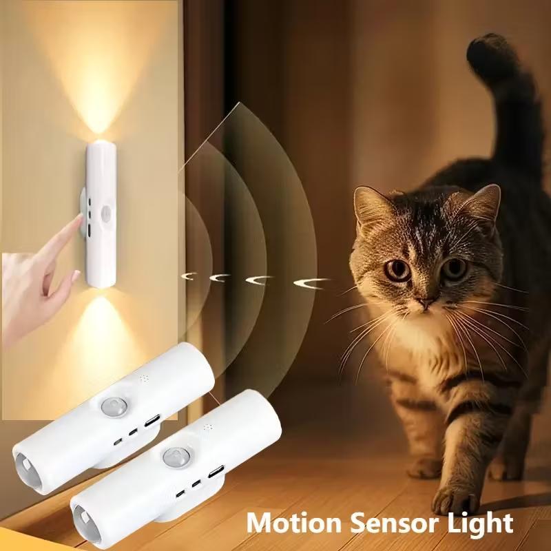 3PCS LED Motion Sensor Light Dimmable USB Rechargeable Night Light with 3 Color Modes for Bedroom Bathroom Stairs Bedside Reading Light Smart Glow Cord-Free Convenience 3PCS LED Motion Sensor Light Dimmable USB Rechargeable Night Light with 3 Color Modes for Bedroom Bathroom Stairs Bedside Reading Light Smart Glow Cord-Free Convenience