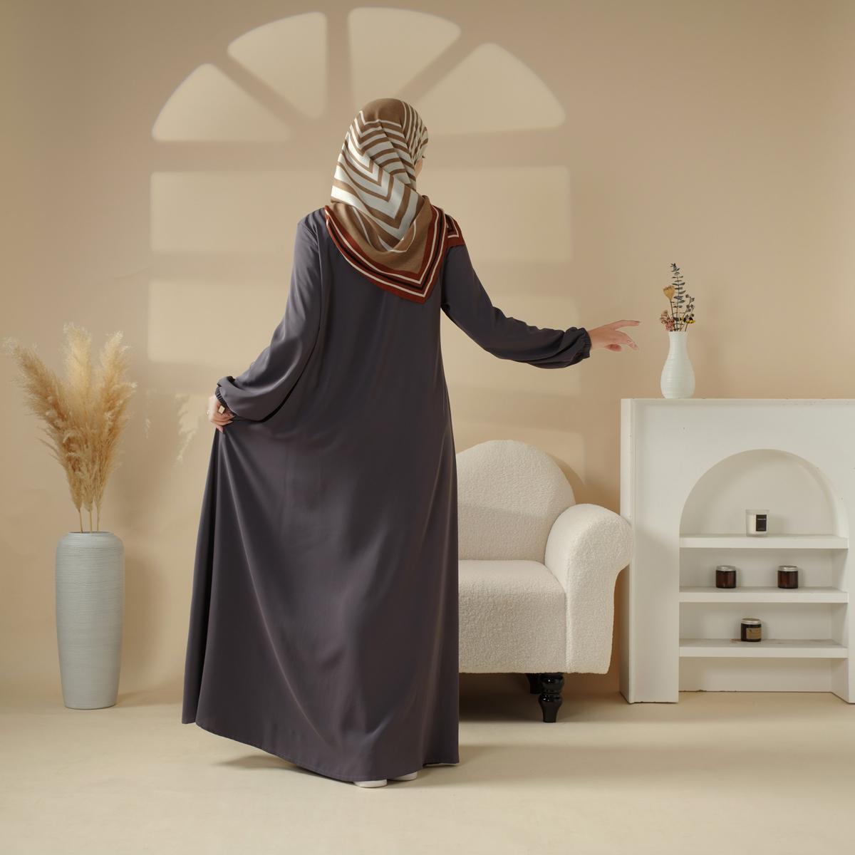 Essential Premium Versatile Pockets Umbrella Cut Abaya (MA113) - Casual and Breathable elegant maxi dresses women summer daily wear on hijab jilbabs khimar closed Modern For Muslim