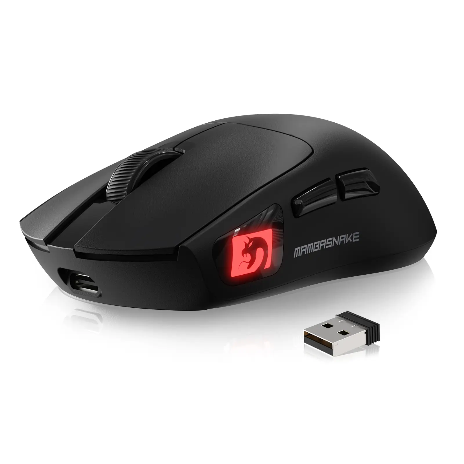 MAMBASNAKE M4 Wireless Lightweight Feature Mouse, Computer Gaming Mouse with Color Screen
