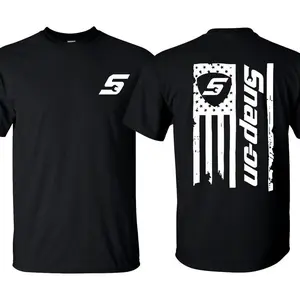 Snap-On American Flag T-Shirt – USA Flag, Perfect for Garage Enthusiasts and Automotive Fans Menswear Top graphic tees men gifts Streetwear Tshirt