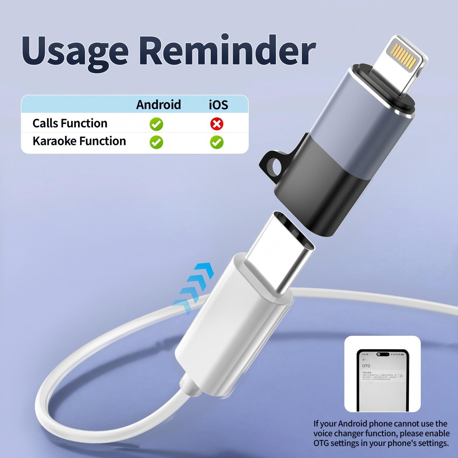 Sound Card Karaoke Headset with In-ear Monitoring | Voice Changer | Reverberation | Built-in Sound Card | Top Sound Quality | Karaoke Microphone | YourPortable Karaoke Headphones