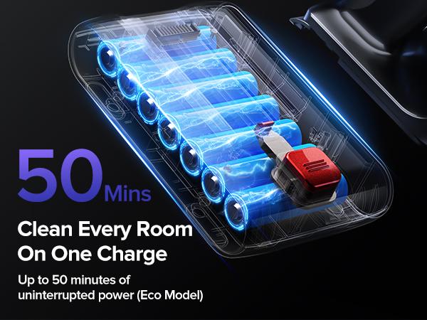 [Home Essential] Cordless Stick Vacuum Cleaner with 55Kpa Suction, Anti - Tangle Brush and Upgraded Green Light, Ideal for Home Cleaning