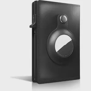Leather Airtag Wallet With Card Holder